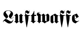 Luftwaffe Font Image