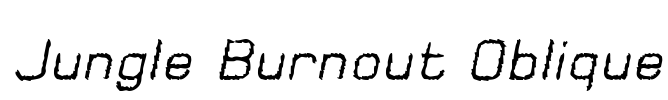 Jungle Burnout Oblique