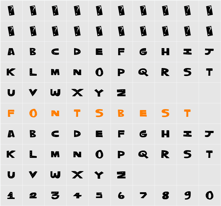 TrippleDots Character Map