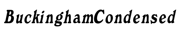 BuckinghamCondensed