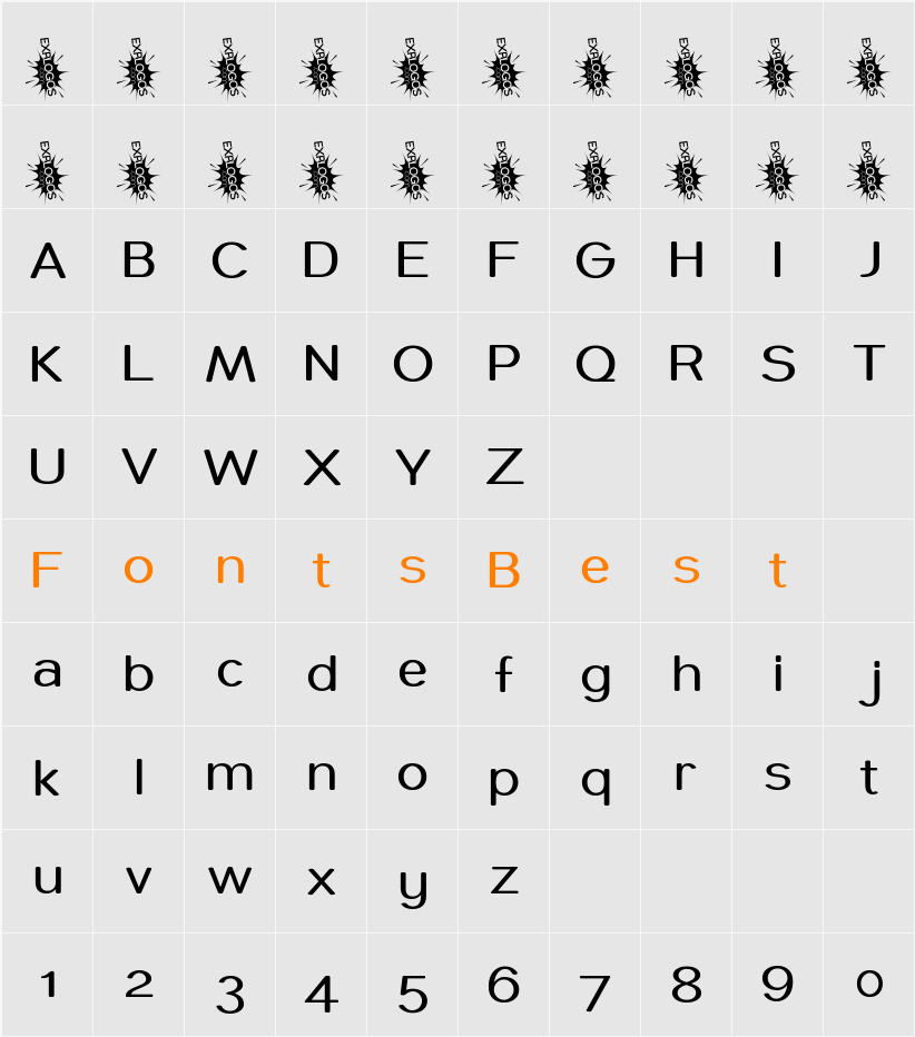 coughymachine Character Map