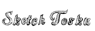Sketch Toska Font Image