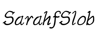 SarahfSlob