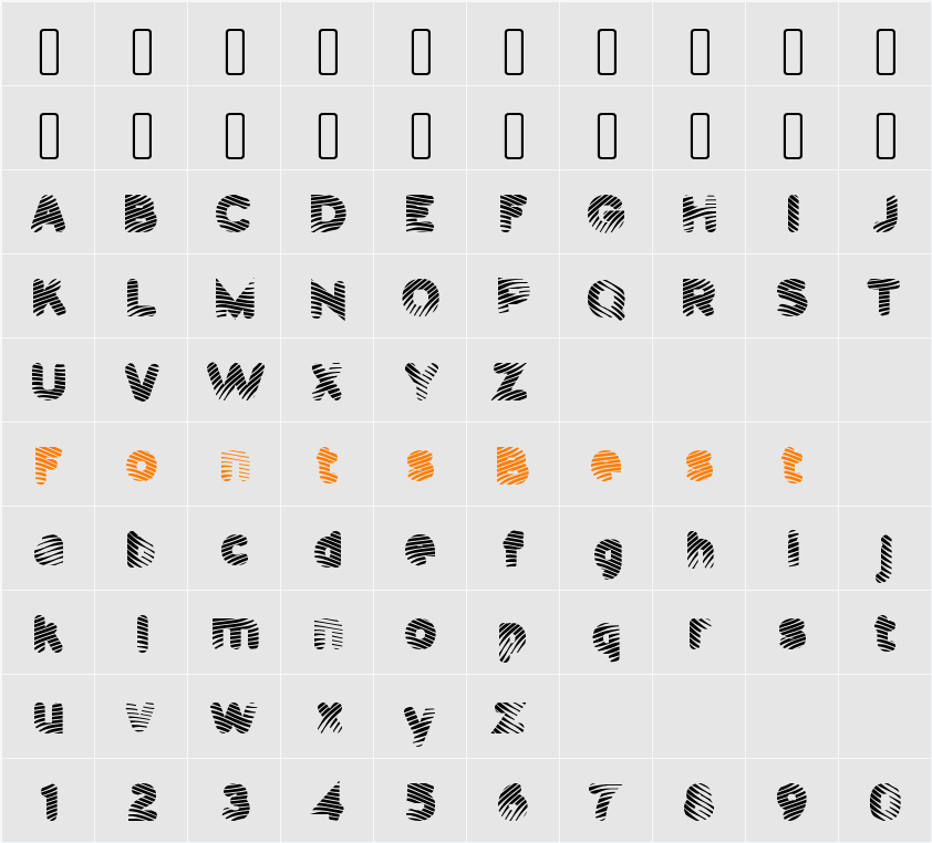Pants Patrol Character Map