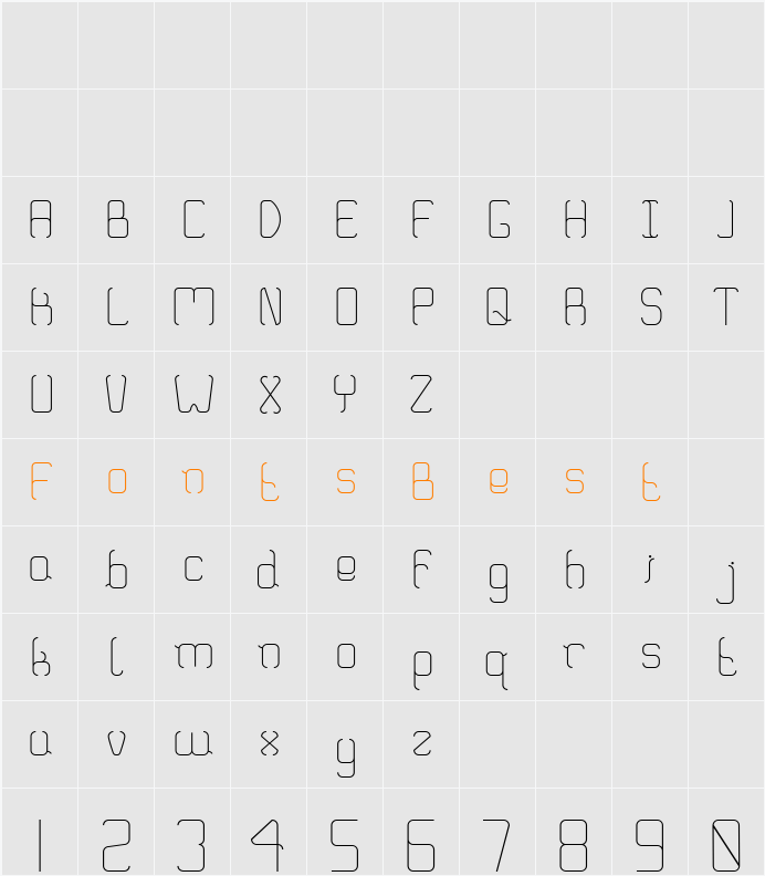 Truglaroll Character Map