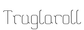 Truglaroll Font Image