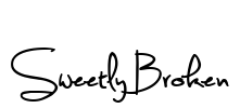 Sweetly Broken Font Image
