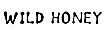 Wild honey Font Image