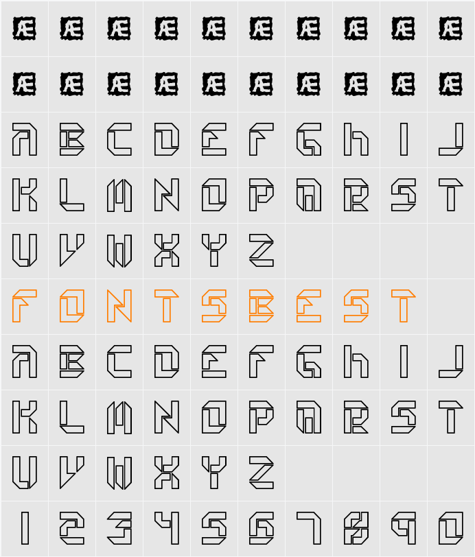 Collective O BRK Character Map