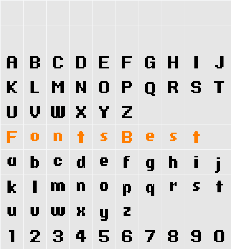 PF Ronda Seven Character Map