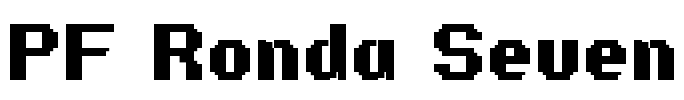 PF Ronda Seven Font Image