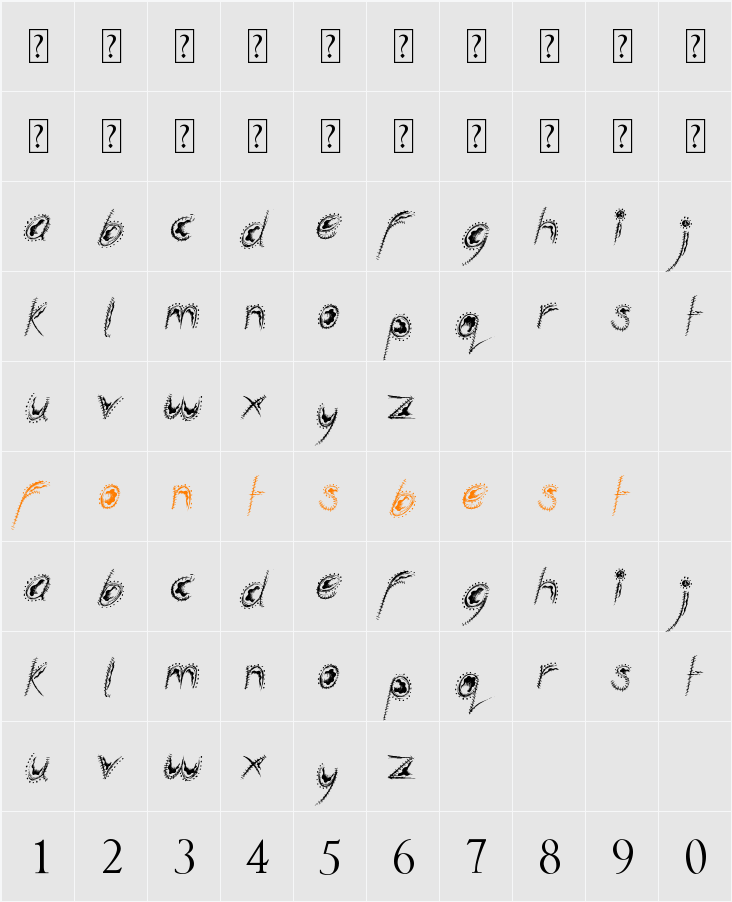 Silly People Character Map