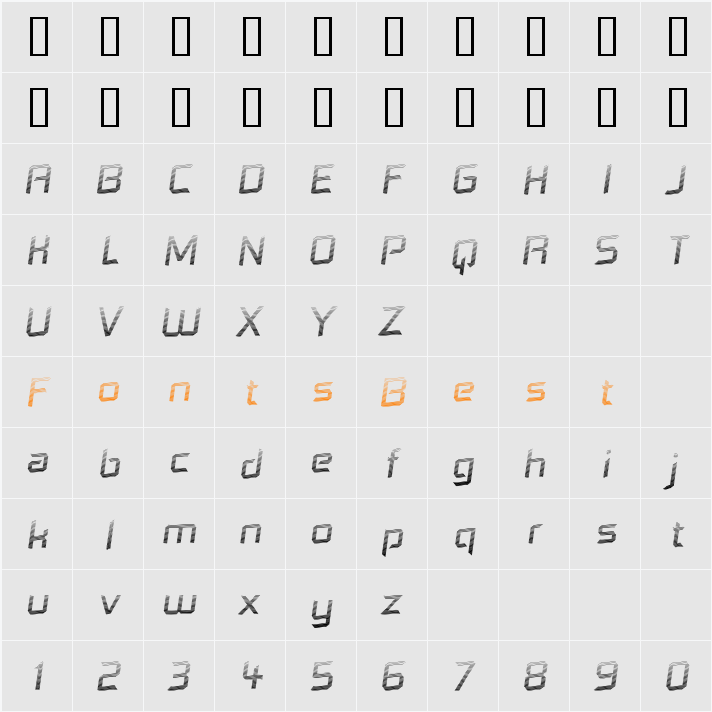 Dennis Hill Speeding Character Map