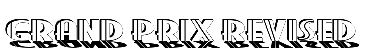 Grand Prix Revised Font Image