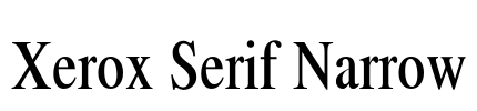 Xerox Serif Narrow
