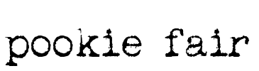pookie fair Font Image