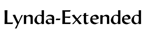 Lynda-Extended Font Image