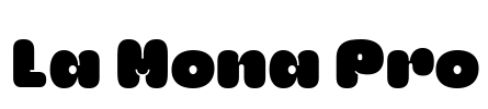 La Mona Pro Font Image