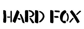 Hard Fox Font Image