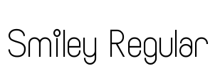 Smiley Regular Font Image