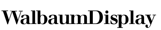 WalbaumDisplay