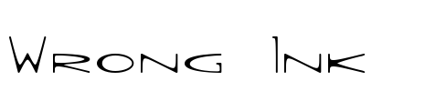 Wrong Ink