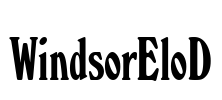 WindsorEloD Font Image
