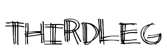 ThirdLeg Font Image