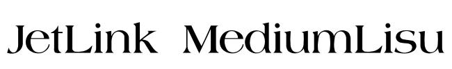 JetLink MediumLisu Font Image