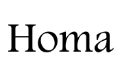 Homa Font Image