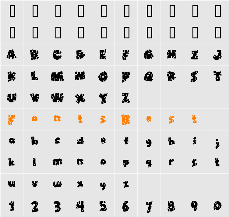 Broken Toys Character Map