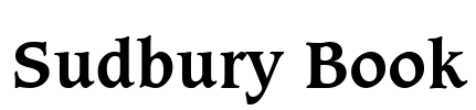 Sudbury Book Font Image