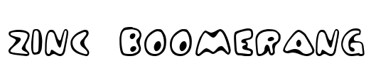 Zinc Boomerang