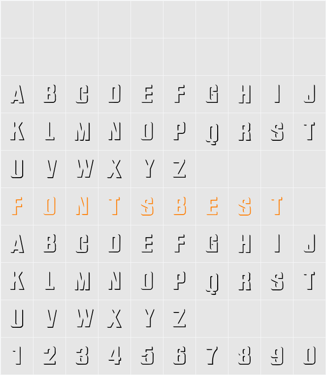 WhatA-Relief Character Map