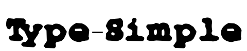Type-Simple Font Image