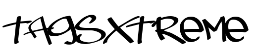 TagsXtreme Font Image