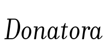 Donatora Font Image