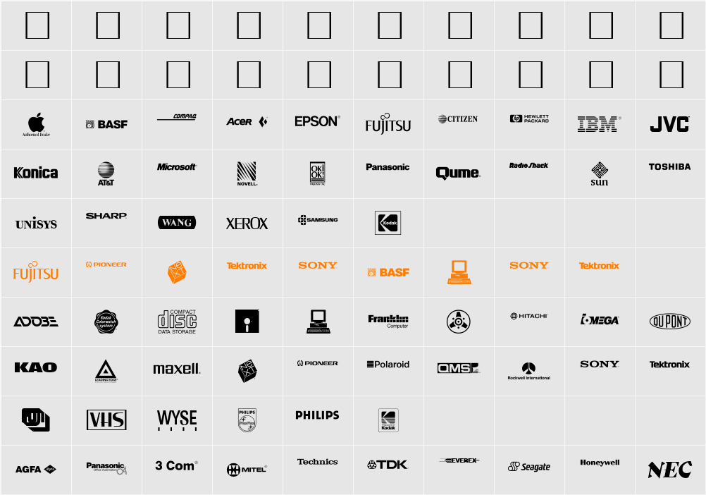 Electronics Character Map