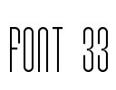 Font 33