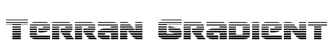 Terran Gradient Font Image