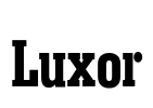 Luxor Font Image