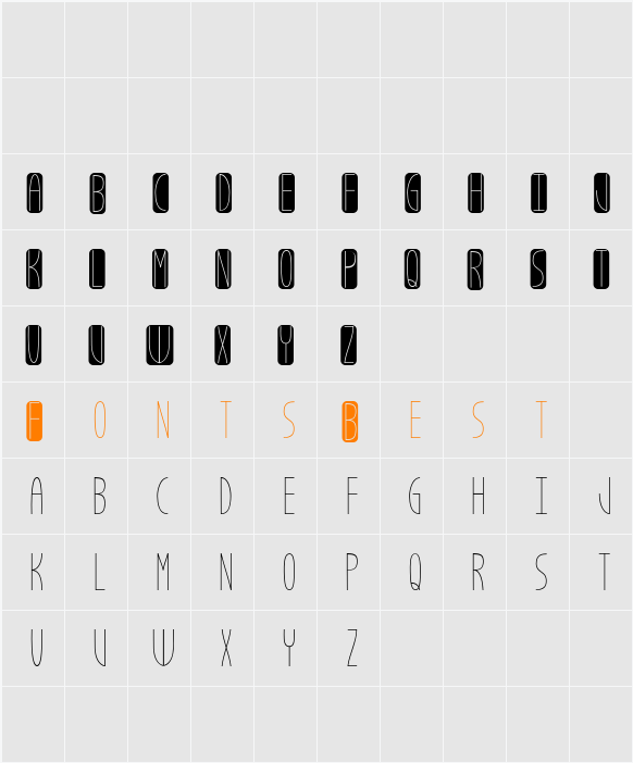 Estella Cello Character Map