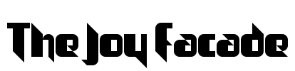The Joy Facade Font Image