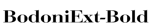 BodoniExt-Bold
