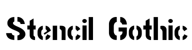 Stencil Gothic