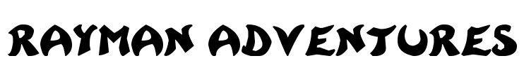 Rayman Adventures Font Image