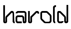 HAROLD Font Image