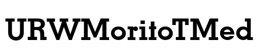 URWMoritoTMed Font Image