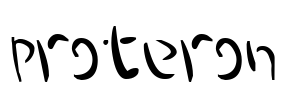 Proteron Font Image