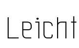 Leicht Font Image